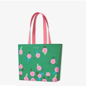 LIMITED EDITION SPRING 2026 CLINIQUE FLORAL TOTE